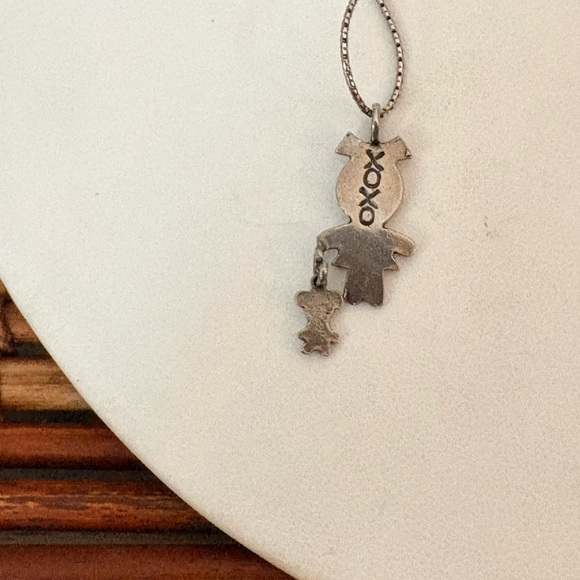 Silpada Silver Kids Charm Necklace 15” - Picture 6 of 6